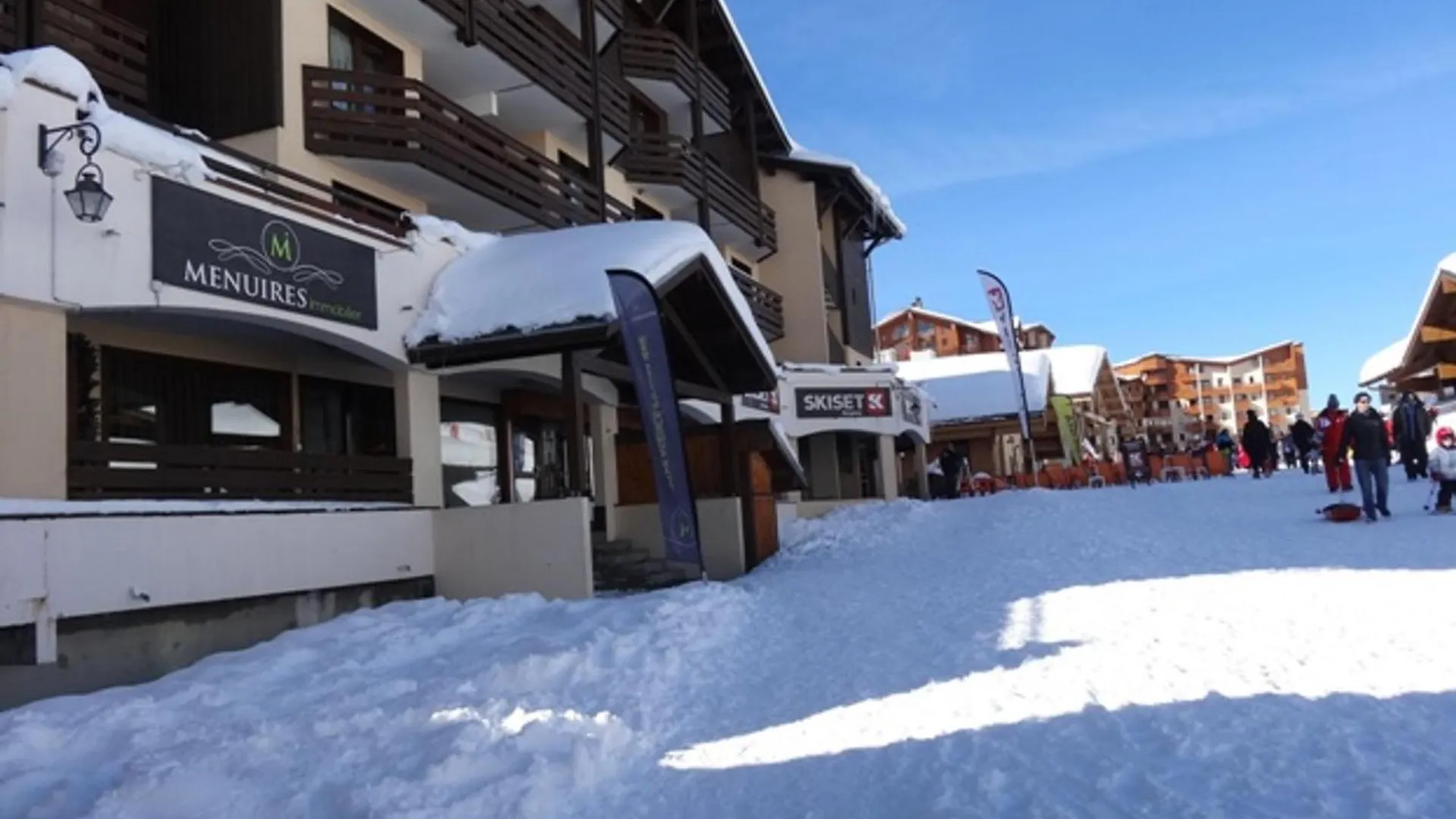 2 Pieces 4 Pers Au Pied Des Pistes Avec Wifi Et Parking - Les Menuires - Fr-1-178-163 Daire Saint-Martin-de-Belleville Fransa
